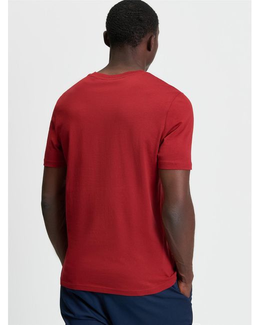 Ben Sherman Red Signature Logo Tee In for men