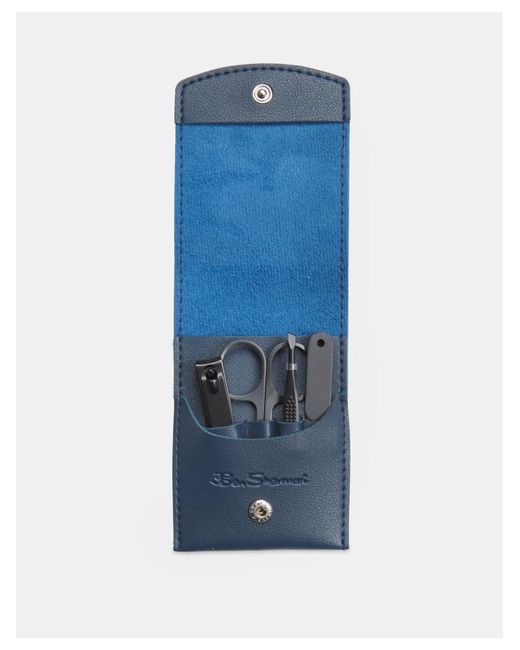 Ben Sherman Blue 4 Piece Manicure Gift Set In for men