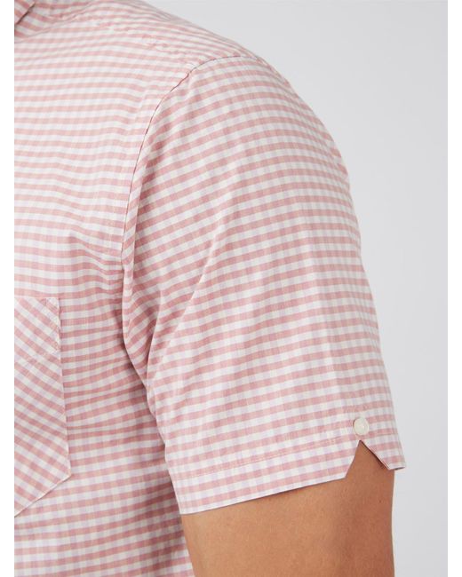 Ben Sherman Multicolor Signature Short Sleeve Gingham Shirt for men