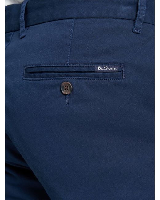 Ben Sherman Blue Signature Chino Short In Dark Navy for men