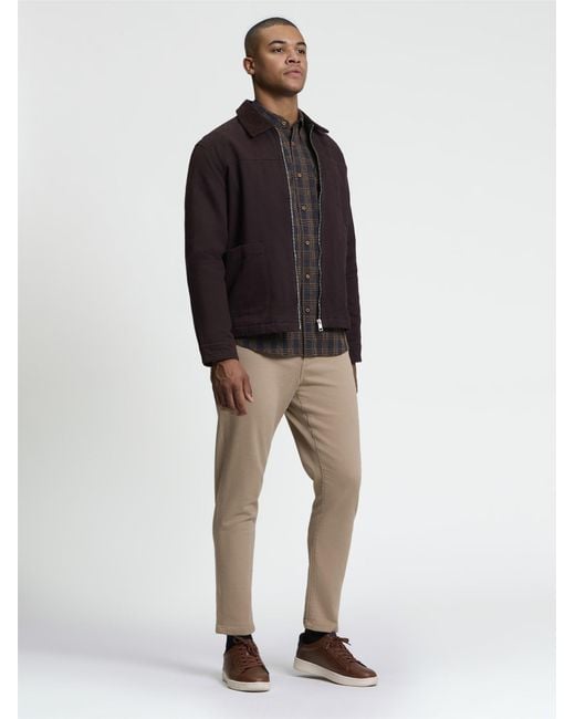 Ben Sherman Multicolor Chore Jacket In Dark Brown for men