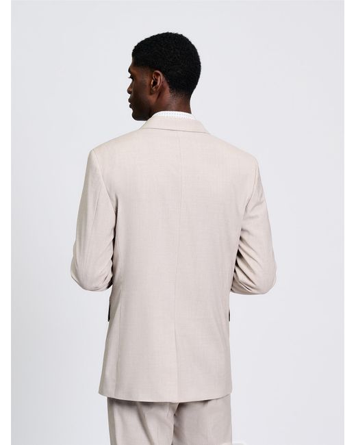 Ben Sherman Natural Signature Twill Jacket In Oatmeal for men