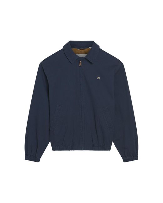 Ben Sherman Blue Sports Blouson In Dark Navy for men