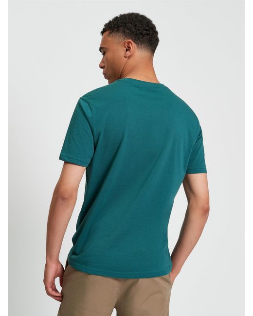 Ben Sherman Green Signature Logo Tee In Teal for men