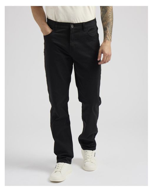 Ben Sherman Black 5 Pocket Twill Trouser In for men