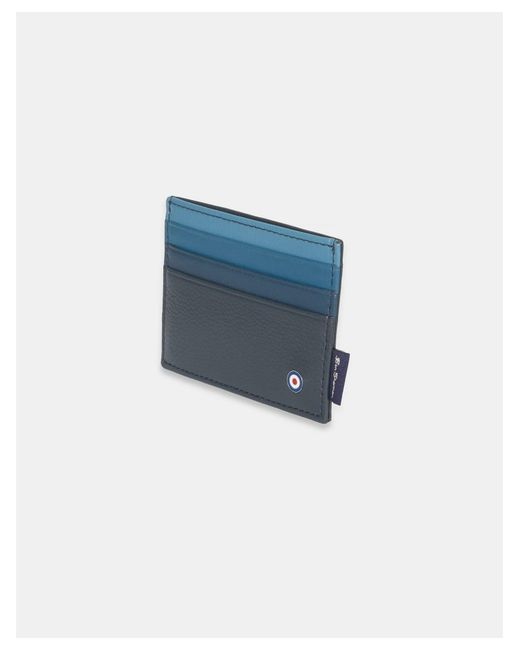 Ben Sherman White Credit Card Wallet & Keyring Gift Set In for men