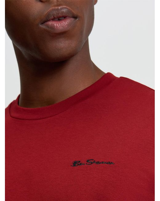Ben Sherman Embroidered Logo Tee In for men