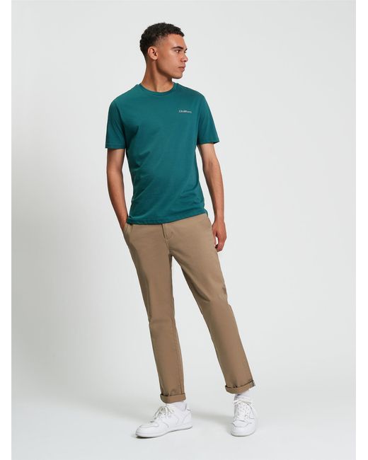 Ben Sherman Green Signature Logo Tee In Teal for men