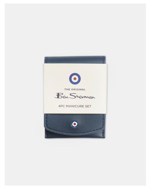 Ben Sherman Blue 4 Piece Manicure Gift Set In for men