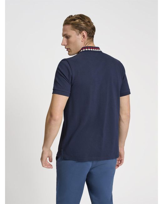 Ben Sherman Blue Collar Interset Polo In Dark Navy for men