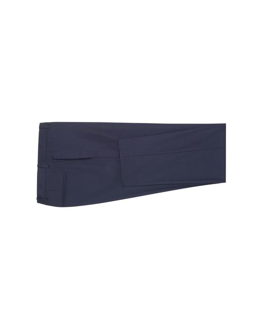 Ben Sherman Blue Signature Twill Trousers In for men