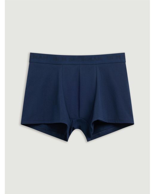 Ben Sherman Blue 3 Pack Tonal Block Trunks In Dark Navy for men
