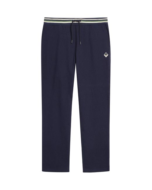 Ben Sherman Blue Tipped Jersey Jogger In Dark Navy for men