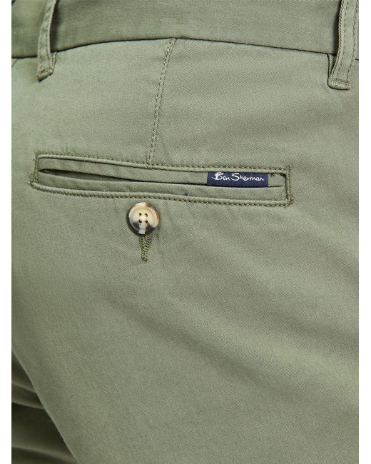 Ben Sherman White Signature Chino Short In for men
