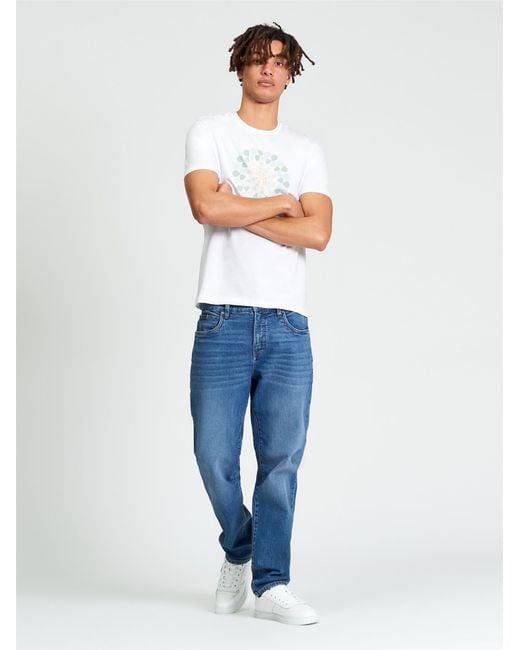 Ben Sherman White Short Sleeve Plectrum Target Tshirt In for men