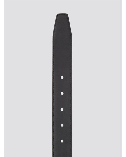 Ben Sherman White Templeman Casual Leather Belt In for men