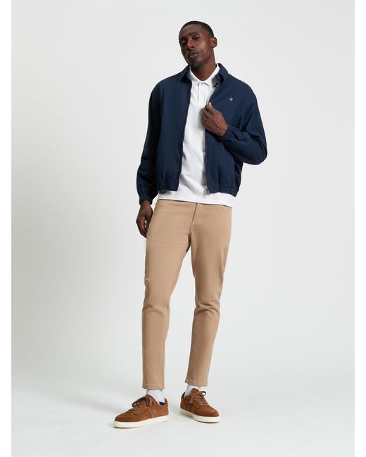Ben Sherman Blue Sports Blouson In Dark Navy for men