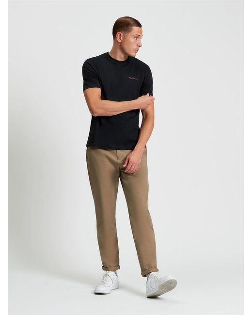 Ben Sherman Signature Logo Tee In Black for men