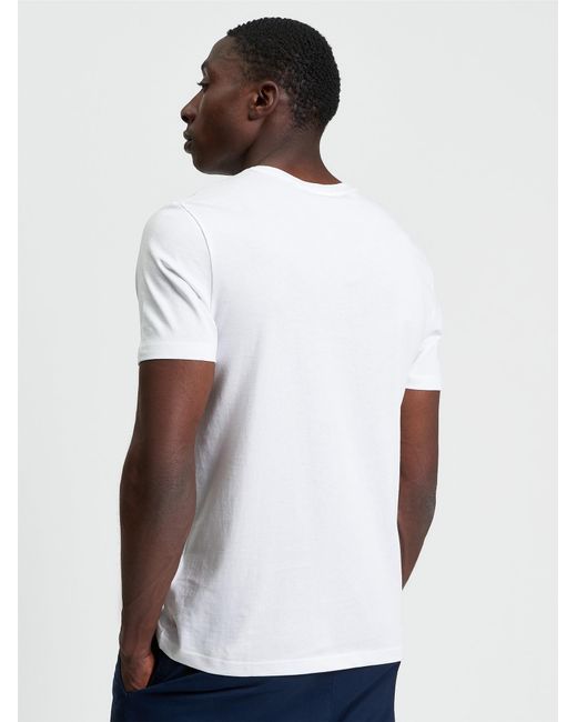 Ben Sherman White Signature Logo Tee In for men