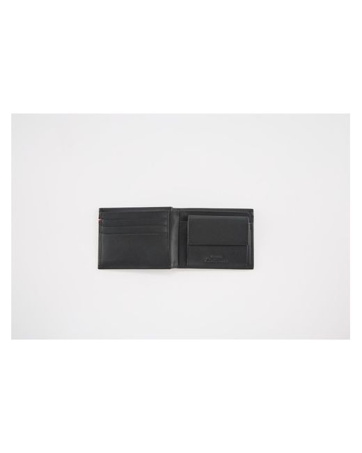 Ben Sherman White Panel Stripe Tape Billfold Leather Wallet In for men