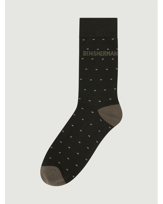 Ben Sherman Black 3 Pack Spot Socks In Assorted for men