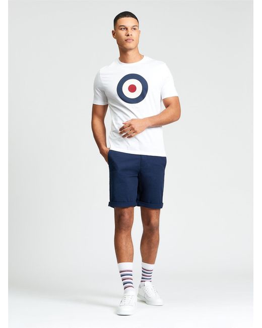 Ben Sherman Blue Signature Chino Short In Dark Navy for men