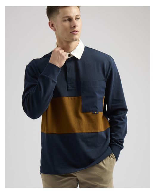 Ben Sherman Blue Utility Rugby for men