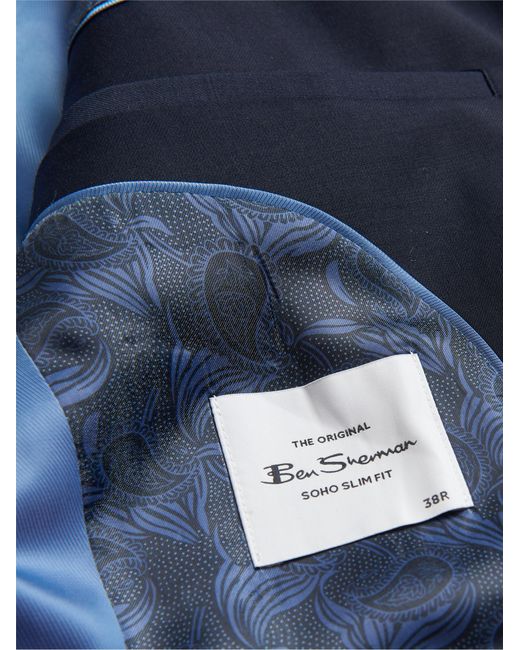Ben Sherman Blue Signature Twill Jacket In for men