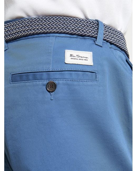 Ben Sherman Blue Signature Chino Shorts In for men