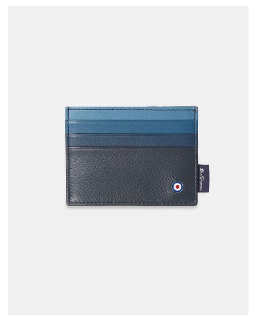 Ben Sherman White Credit Card Wallet & Keyring Gift Set In for men