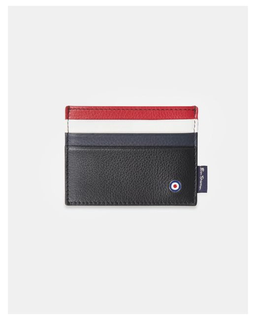Ben Sherman White Credit Card Wallet & Keyring Gift Set In for men