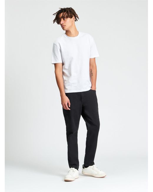 Ben Sherman Short Sleeve Jacquard Pattern Tshirt In White for men