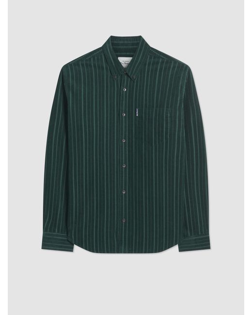 Ben Sherman Green Cord Shirt for men