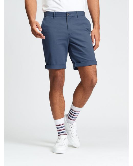Ben Sherman White Signature Chino Short In Indigo for men