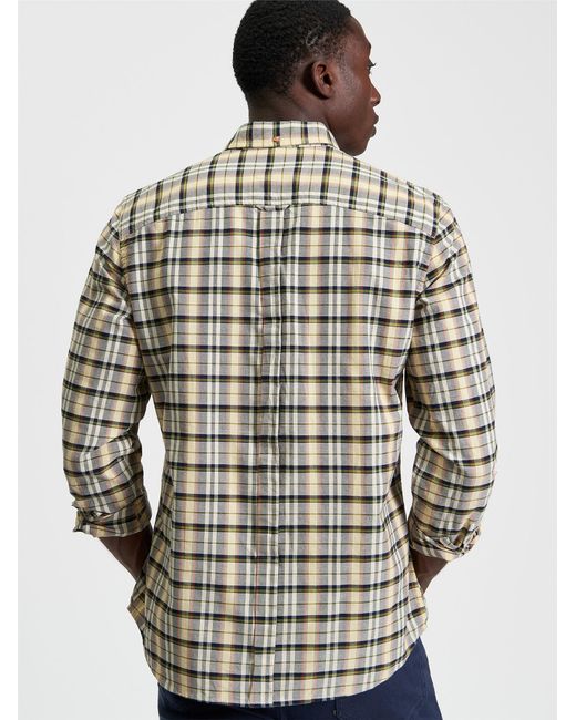Ben Sherman Blue Multicolour Oxford Check Shirt In for men