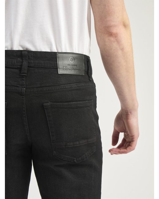 Ben Sherman Washed Black Straight Fit Jean for men