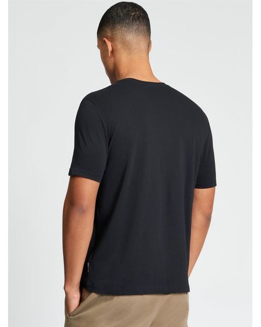 Ben Sherman Multicolor Short Sleeve Speed Tshirt In Black for men