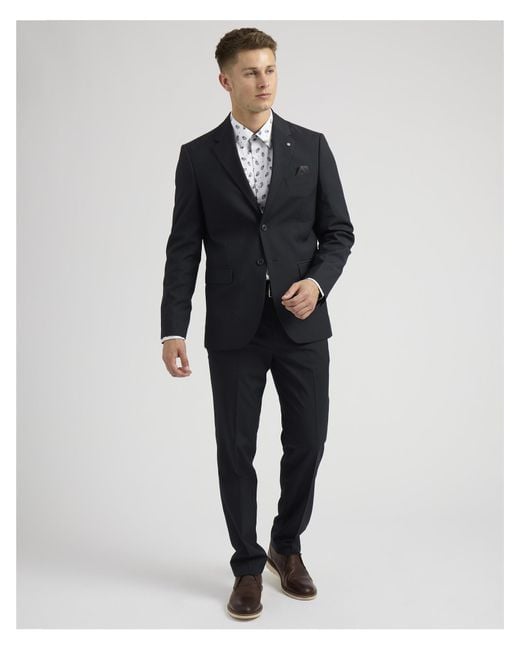Ben Sherman Blue Soho Suit for men