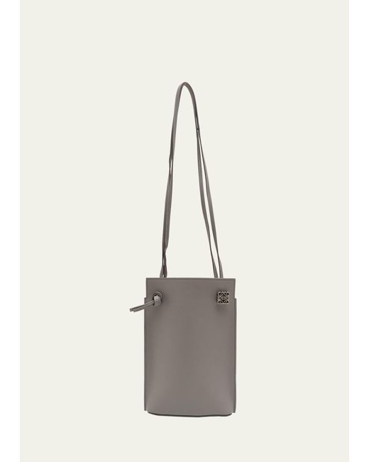 Loewe Natural Dice Pocket Leather Shoulder Bag