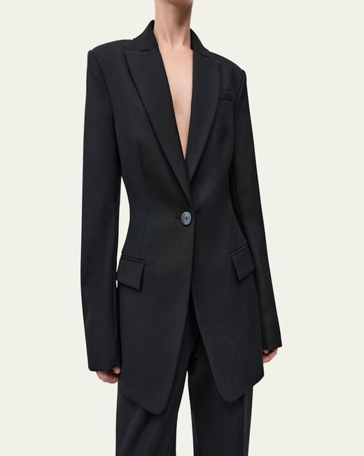 St. Agni Black Contour Blazer