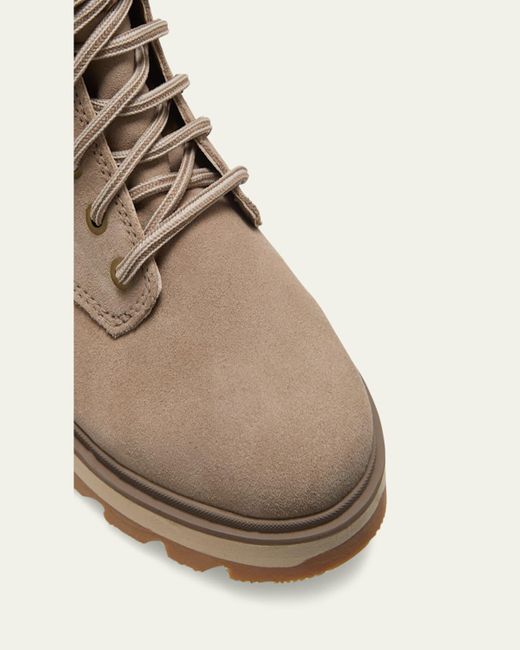 Sorel Natural Lennox Leather Lace-Up Boots