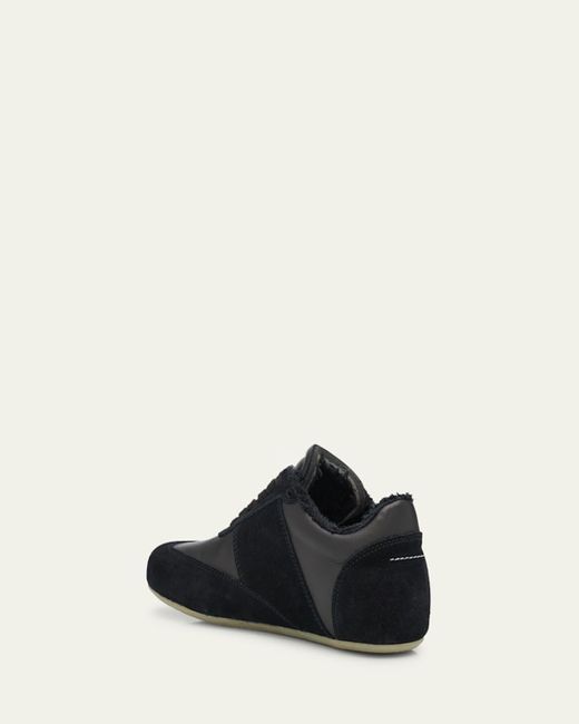 MM6 by Maison Martin Margiela Black Anatomic Mixed Leather Sneakers
