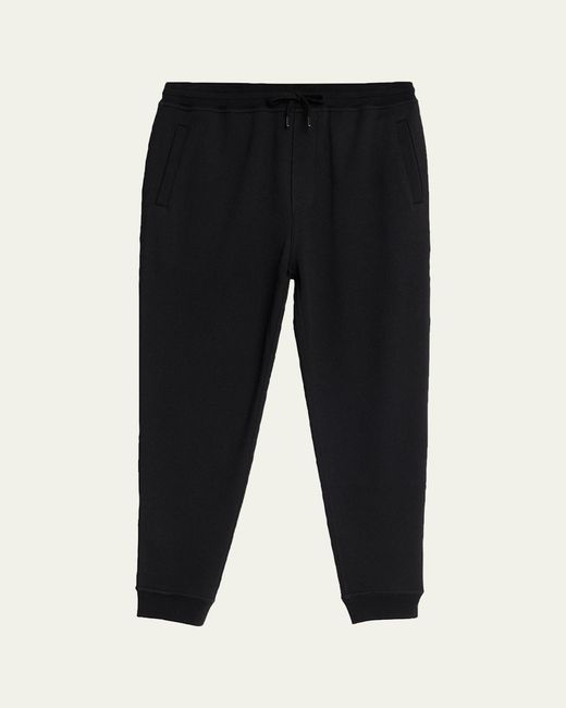 Brunello Cucinelli Black Slim Drawstring Sweatpants for men
