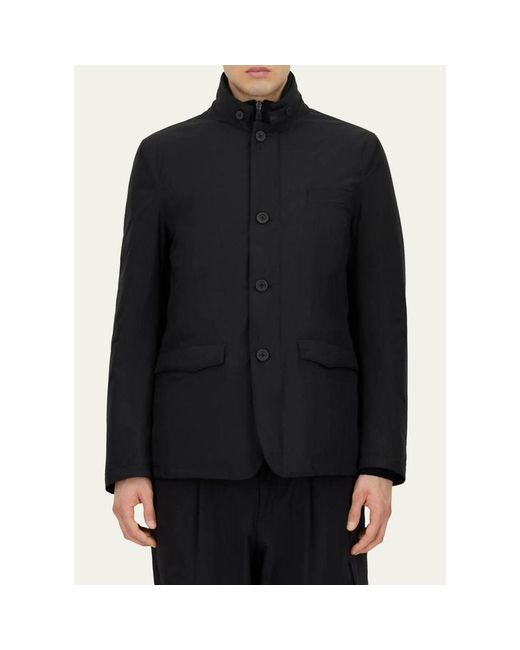 Herno Blue Two-Layer Blazer for men