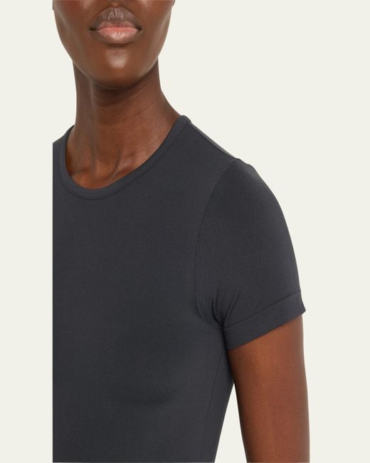 Skims Blue Soft Smoothing Seamless Short-Sleeve T-Shirt