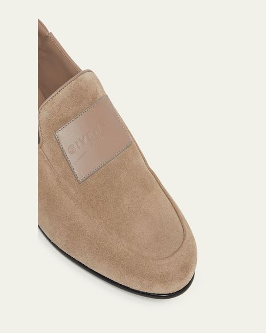 Givenchy Natural Label Suede Foldable Loafers for men