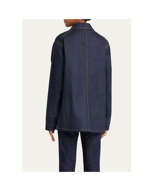 Setchu Blue Paper Denim Jacket