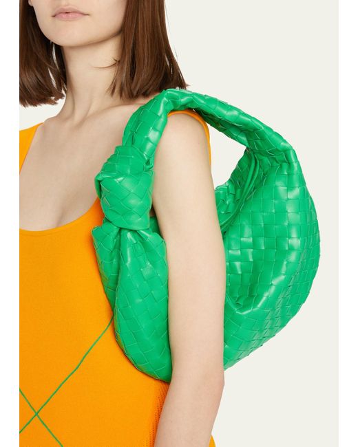 Bottega Veneta Green Teen Jodie Bag