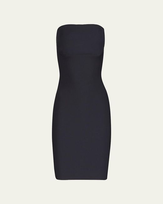 Commando Blue Two-Faced Tech Strapless Control Shapewear Slip
