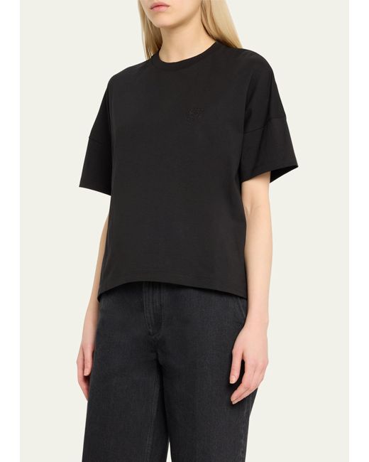 Loewe Black Short-sleeve Cotton T-shirt
